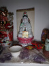 美克杰觀(guān)音菩薩佛像觀(guān)音佛像供奉陶瓷南海觀(guān)音菩薩家用觀(guān)世音菩薩佛像擺 10寸白玉觀(guān)音(單尊)高25厘米 曬單實(shí)拍圖
