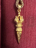 菜百首飾黃金吊墜 足金國風(fēng)古法金剛橛吊墜 計價(jià) GF 七夕禮物 黃金吊墜/項墜（不含鏈） 約6.61g 曬單實(shí)拍圖