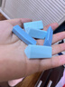 超輕粘土橡皮泥水晶彩泥兒童手工diy黏土沙玩具套裝泥巴玩具工解壓袋裝 彩色三角橡皮擦5塊 曬單實(shí)拍圖