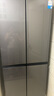 新飛（Frestec）410升60.5厘米超薄十字四門(mén)家用電冰箱一級(jí)變頻風(fēng)冷無(wú)霜ACT凈味國(guó)家補(bǔ)貼20% BCD-410WK 曬單實(shí)拍圖