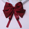 LEEJORY大蝴蝶結(jié)彈簧發(fā)夾韓系高級(jí)感小女孩公主兒童節(jié)演出后腦勺飄帶頭花 酒紅色蝴蝶結(jié)1枚 曬單實(shí)拍圖