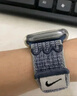 適用蘋果手表表帶耐克applewatch10 9運動尼龍nike回環(huán)Ultra表帶 新配色【NK灰配藍】同款 【45mm】適用Watch Series7/8/9 曬單實拍圖
