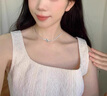 卡派亞CARPAIER綠眼靈蛇項鏈女款歐美感輕奢小眾氣質(zhì)頸鏈鎖骨鏈夏天 【品牌禮盒】銀色靈蛇項鏈 曬單實拍圖