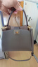 菲安妮2025年包包女包手提水桶包高級感單肩斜挎包生日禮物 烏云灰 曬單實(shí)拍圖