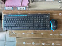羅技（Logitech）MK275 鍵鼠套裝 無線鍵鼠套裝 辦公鍵鼠套裝 全尺寸 商務(wù)鍵鼠套裝 帶無線2.4G接收器 黑藍(lán)色 曬單實(shí)拍圖