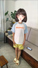 優(yōu)優(yōu)1點（Yoyo one）女童運動套裝夏季2025新款兒童跑步速干背心籃球羽毛球訓練服涼感 18518黃色+23056白色 170 170cm 曬單實拍圖