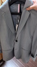 杰克·瓊斯（JACK&JONES）衣服男裝西裝外套男春夏灰色商務(wù)休閑單件西服七分袖修身高端正裝 灰色 M 175 曬單實(shí)拍圖