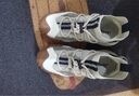 Jeep吉普徒步鞋女輕便春季免系帶戶(hù)外厚底復古運動(dòng)鞋 灰綠色 38  曬單實(shí)拍圖