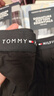 TOMMY HILFIGER【三條裝】男裝撞色循環(huán)提花舒適微彈貼身四角褲平角內(nèi)褲 灰色/黑色/白色0UC M 曬單實(shí)拍圖