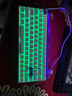 狼蛛（AULA）HERO 84HE磁軸鍵盤RT電競(jìng)游戲75配列客制化機(jī)械有線RGB霓虹燈箱五層填充網(wǎng)頁(yè)驅(qū)動(dòng)無(wú)畏契約8K回報(bào)率 白紫雙拼正刻【黑皇磁軸】-鋁合金定位板 曬單實(shí)拍圖
