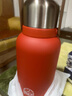 蘇泊爾大容量保溫杯女士水杯壺戶外雙飲杯高顏值大肚杯子1.2L.宮墻紅 曬單實拍圖
