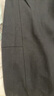 卡賓（CABBEEN）【彎刀褲】寬松直筒休閑褲男夏季黑色闊腿松緊帶長褲 煤黑色01（寬松版型） L /175/50 曬單實拍圖