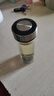 希諾（HEENOOR）玻璃杯雙層加厚隔熱茶杯家用辦公水杯透明過濾杯子7071/7072/7073 希諾7072-340毫升+杯套杯刷 通用 曬單實(shí)拍圖