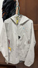 KLATTERMUSEN攀山鼠10400雷神文托男款輕量防水沖鋒衣-Vingtor Hood Jacket 891/Moon（月亮白） M 曬單實(shí)拍圖