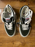 VISION STREET WEAR Stick復(fù)古墨綠色低幫翻毛皮帆布鞋男女街頭運動板鞋 墨綠色 40.5 曬單實拍圖