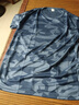 短袖t恤男士夏季韓版潮流休閑百搭網(wǎng)眼速干冰絲上衣服圓領(lǐng)體恤衫 藍色-酷潮 4XL 曬單實(shí)拍圖
