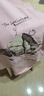謎底印花T恤短袖女2025夏新款圓領(lǐng)粉色原創(chuàng)繡花寬松上衣256MT6023 懷舊粉 S 曬單實(shí)拍圖