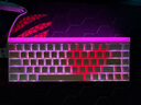 狼蛛（AULA）HERO 68HE Ultra鋁坨坨磁軸鍵盤RT電競游戲客制化機械有線RGB燈效萬磁王軸無畏契約8K回報率 68Ultra 陽極暖銀【玉皇磁軸】碳定位板 曬單實拍圖