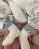 愛寶適嬰兒襪子春秋新生兒襪子寶寶透氣中筒棉襪兒童襪子4雙裝 XS碼T132 曬單實拍圖