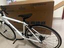 喜德盛公路自行車RC200/RC160入門休閑14速變速鋁合金車架公路車 25款RC200 白/灰 700C*480（建議身高165-175） 曬單實拍圖