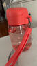 特百惠（Tupperware）嘟嘟企鵝350ML男女學(xué)生兒童可愛(ài)塑料水杯子七夕情人節(jié)禮物 西瓜紅 曬單實(shí)拍圖
