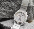 斯沃琪（Swatch）歐米.茄OM.EGA聯(lián)名款行星系列指針男女瑞士石英手表情人節(jié)禮物 史努比月相探月【24年新款】 曬單實拍圖