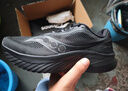 Saucony索康尼菁華15跑鞋輕量減震跑步鞋訓練薄底體測運動(dòng)鞋黑44 曬單實(shí)拍圖