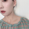APM Monaco六芒星銀耳釘女耳環(huán)銀耳飾時(shí)尚飾品七夕情人節(jié)禮物送女友 曬單實(shí)拍圖