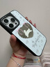 Caseti黑框鏡面蘋(píng)果16手機殼適用iphone15ProMax保護套14 碎花愛(ài)心兔子【原版黑框鏡面】 蘋(píng)果17ProMax 曬單實(shí)拍圖