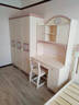 盧浮汀 LOFTING FURNITUREA12全實(shí)木兒童衣柜臥室女孩簡易小戶型女童粉色藍(lán)色三門收納衣柜 A12#粉白衣柜 3門 曬單實(shí)拍圖