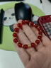 周大生黃金手鏈小蠻腰足金轉運珠玉髓手串七夕禮物女送女友老婆生日禮物 [14金珠]足金小蠻腰紅玉髓手串 曬單實(shí)拍圖