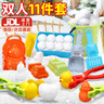 活石（LIVING STONES）玩雪工具夾雪球神器雪球夾大號雪人模具兒童雪夾子玩具滑雪板裝備 暢玩11件套【雪夾+桶+鏟+耙+模具 曬單實(shí)拍圖