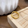 老鳳祥黃金戒指素圈古法足金情侶對(duì)戒送女友老婆媽媽七夕情人節(jié)禮物 足金素圈戒指14圈口約1.1克 曬單實(shí)拍圖