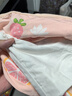 北極絨4條裝兒童內(nèi)褲女童發(fā)育期純棉女孩學(xué)生夏季薄平角短褲寶寶中大童 曬單實(shí)拍圖
