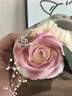 皓梵潔口袋花束迷你小花束手捧花玫瑰干花假花永生花七夕情人節(jié)禮物鮮花 粉色浪漫 曬單實拍圖