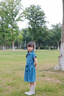 NAUTICA童裝【2025夏季】 女童牛仔連衣裙兒童牛仔裙裝裙子公主裙衣服 淺藍-涼感天絲牛仔 150 曬單實拍圖