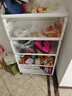 帥仕廚房蔬菜置物架落地夾縫菜籃放菜架子水果蔬零食小推車(chē)收納儲物架 白【帶頂蓋】60長(cháng)4層 曬單實(shí)拍圖