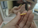 中國珠寶黃金戒指足金指環(huán)男女款素圈磨砂戒指表白紀念日送女朋友七夕禮物 14圈口   1.30g 三生三世戒指 曬單實(shí)拍圖