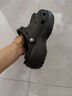 卡駱馳（crocs）女鞋厚底云朵洞洞鞋戶外休閑時(shí)尚一腳蹬沙灘鞋 206750-001 34-35 曬單實(shí)拍圖