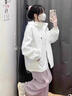 鉑吶苓防曬服女2025夏季新款寬松時尚小個子洋氣戶外防曬連帽外套開衫 女士防曬服【白色】 L 100-110斤 曬單實拍圖