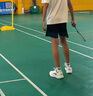 李寧（LI-NING）羽毛球鞋男女同款閃電俠專業(yè)比賽訓(xùn)練運(yùn)動(dòng)鞋防滑耐磨舒適腳感 曬單實(shí)拍圖