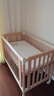 babycare弗里斯克嬰兒床寶寶實木床+嬰兒床墊4D空氣纖維雙面床墊 曬單實拍圖