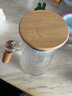 梵卡奇（FANKAQI）高檔冷水壺玻璃耐高溫大容量涼茶壺裝白開水瓶家用大容 櫸木把暴雪壺 1600ml 曬單實拍圖