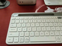 羅技（Logitech）時(shí)尚系列 K580 鍵盤 藍(lán)牙鍵盤 辦公鍵盤 無線鍵盤 便攜超薄鍵盤 筆記本鍵盤 平板鍵盤 芍藥白 曬單實(shí)拍圖