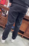 羅蒙休閑褲男士秋冬新款修身直筒西褲中年彈力輕商務(wù)男長褲子男 9908H灰色 [秋季新款] 32 腰圍2尺5 曬單實拍圖