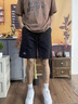 班尼路 BALENOS&K系列冰絲工裝短褲男士夏季薄款寬松休閑中褲運動速干五分褲子 D5006卡其 L 【建議105-125斤】 曬單實拍圖