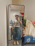 茵曼（INMAN）薄款法式彩虹條針織衫2025夏季女裝新款通勤短袖套頭衫上衣 彩虹藍(lán) S 曬單實(shí)拍圖