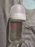 貝親（Pigeon）玻璃奶瓶寬口徑防脹氣160ml S號奶嘴 1月+ AA186  曬單實(shí)拍圖