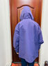 羅蒙（ROMON）沖鋒夾克男女戶外運(yùn)動(dòng)登山服連帽外套防風(fēng)防水風(fēng)衣紫色S 曬單實(shí)拍圖