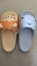 chikoku新款小萌鯊&小獅子聯(lián)名款拖鞋女士外穿夏厚底休閑室內(nèi)情侶涼拖男 左獅右鯊 【3.5cm厚底】 40-41 【適合40-41碼】 曬單實(shí)拍圖